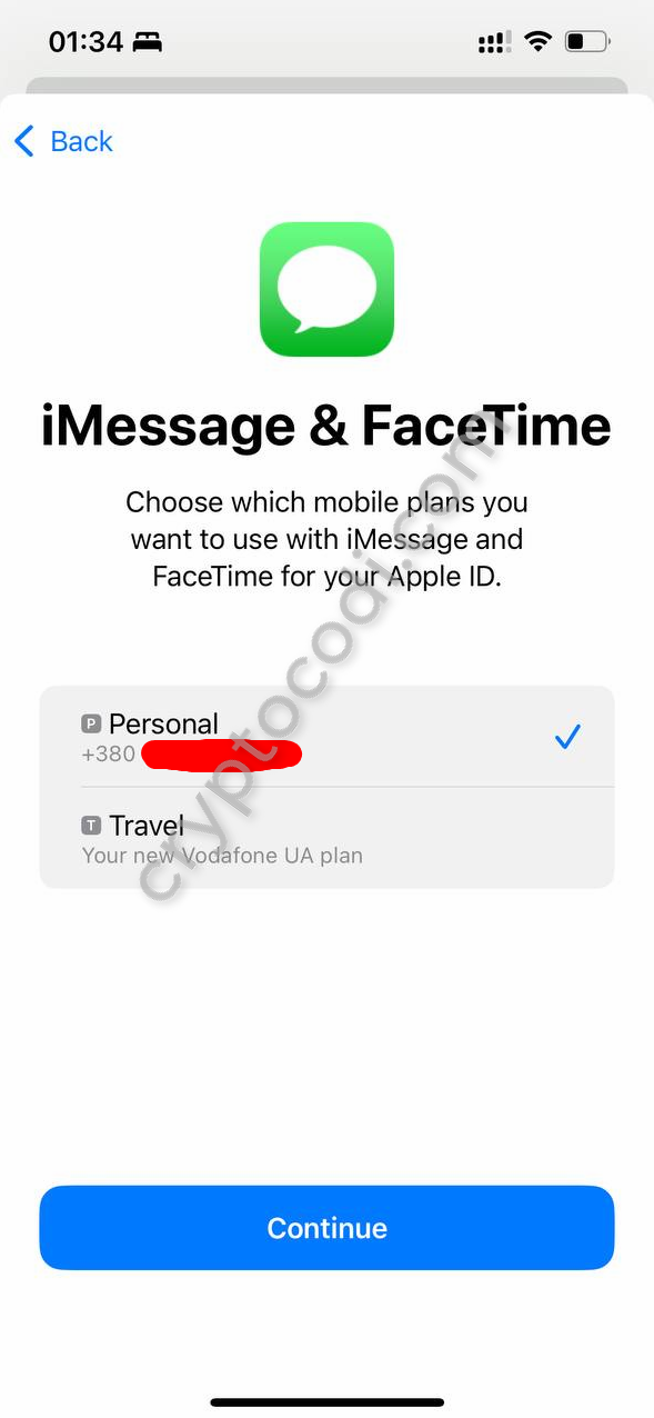 iPhone eSIM, активація eSIM, налаштування FaceTime