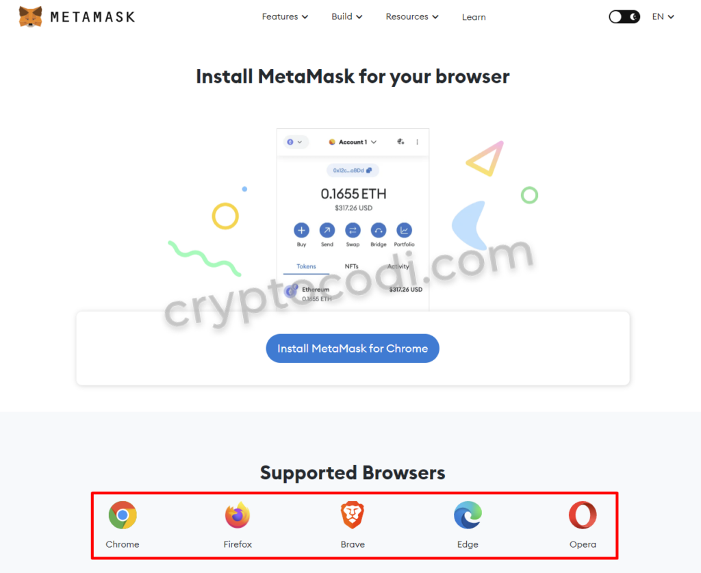 MetaMask - Підтримувані браузери